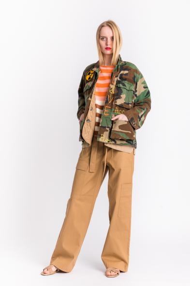 FRONT STREET 8 - CAMOUFLAGE JACKET WITH EMBROIDERY - photo 5