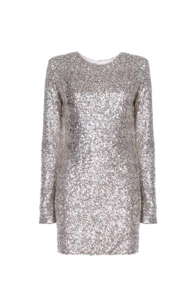 SO ALLURE - MINI DRESS WITH SEQUINS AND BARE BACK - photo 3