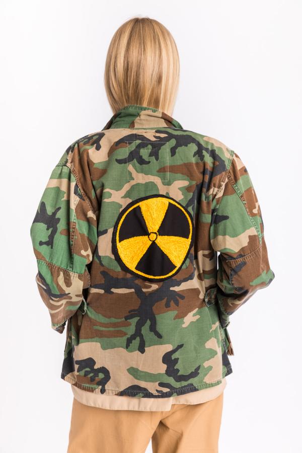 FRONT STREET 8 - CAMOUFLAGE JACKET WITH EMBROIDERY - photo 2