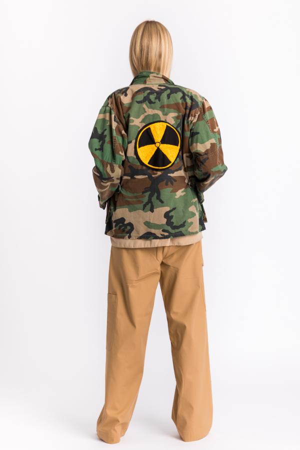 FRONT STREET 8 - CAMOUFLAGE JACKET WITH EMBROIDERY - photo 3