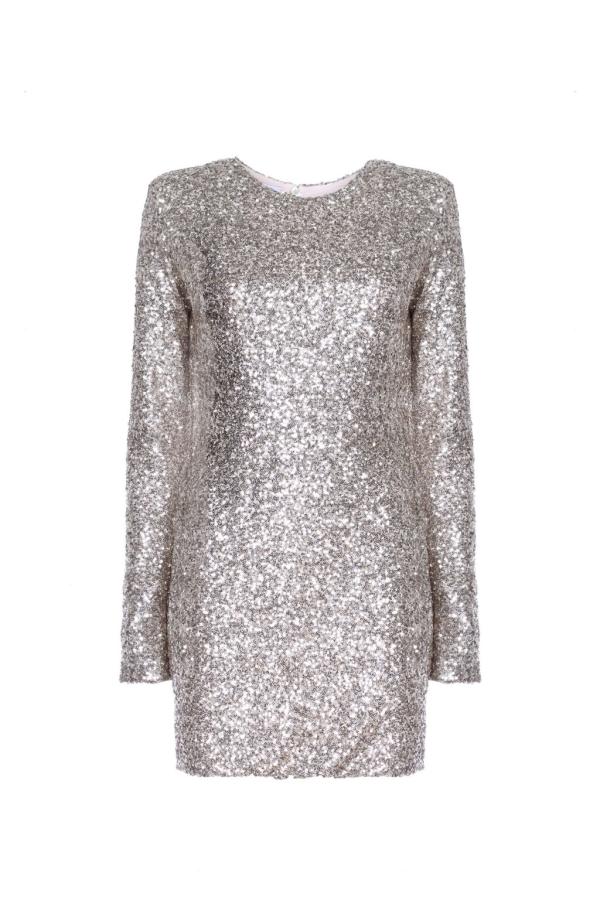 SO ALLURE - MINI DRESS WITH SEQUINS AND BARE BACK - photo 3